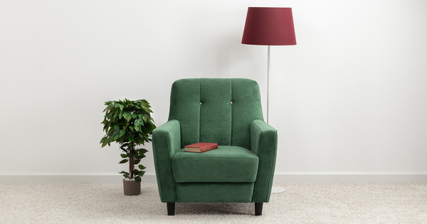 Кресло для отдыха Арно ТК 566 велюр Лаки 20 хвойный зеленый