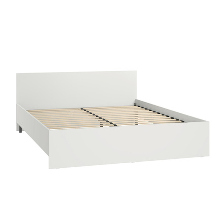 Кровать Эйр 11.46.02 с ортопедическим основанием, белый РЕ шагрень, спальное место 160 х 200