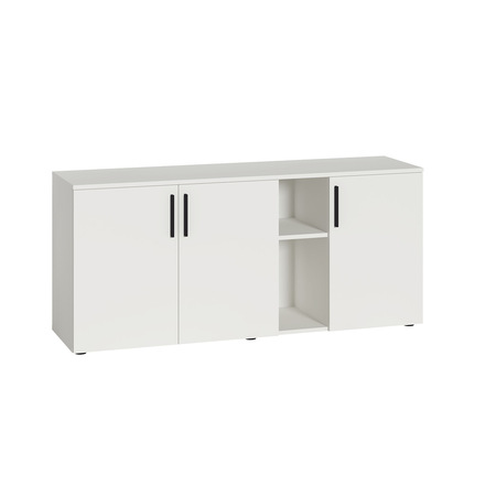 Гостиная Эйр композиция 2 белый PE шагрень, собирается на любую сторону