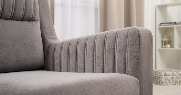 Кресло для отдыха Изабель ТК 737 велюр Романс вижион серо-бежевый