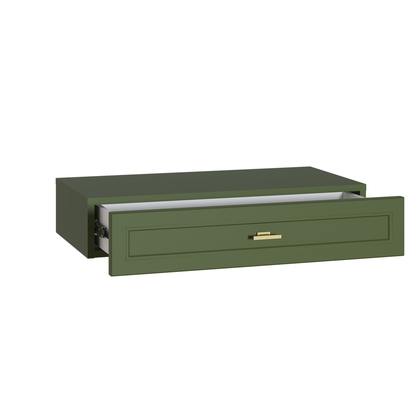 Стол-консоль Марион 12.318 дымчатый зеленый K521, олива шагрень AG 1050 ПВХ