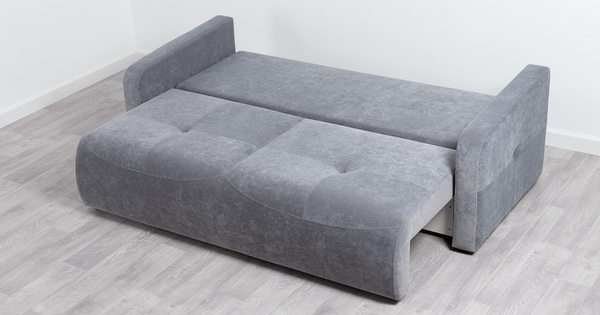 Диван-кровать прямой Марсель ТД 701 велюр Aura 20 серый