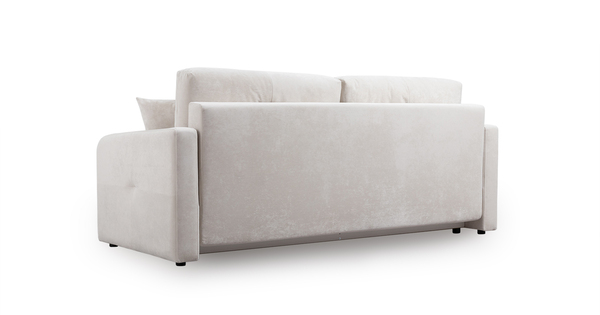 Диван-кровать прямой Марсель ТД 703 велюр Aura 02 белый