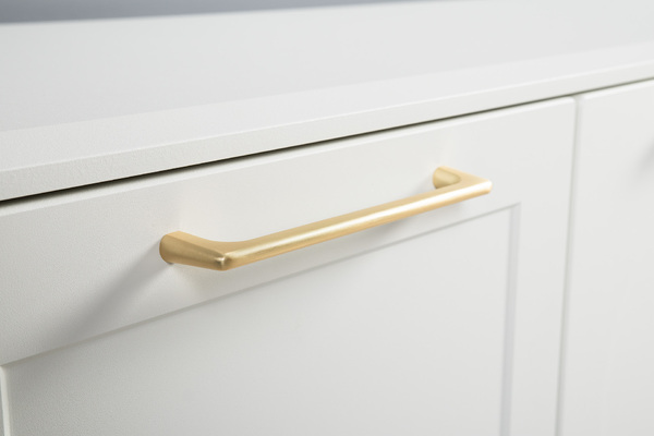 Тумба под ТВ Монтесито 16.66 Белый PE шагрень, белая шагрень 4101 ПВХ