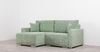 Диван-кровать угловой Оксфорд 715 композиция 5, STORM 9 мятный, модульная система, сборка на любую сторону