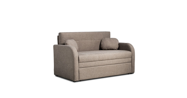 Диван-кровать прямой Тео (120) ТД 906 велюр Danco 290 бежевый