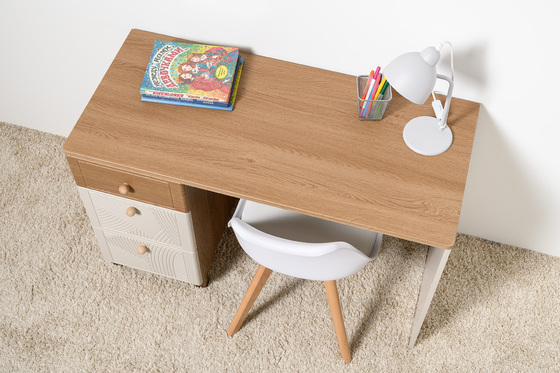 Стол Вупи 12.118 Дуб Верона мореный софт МДФ, Кашемир, Моно Керамика МДФ