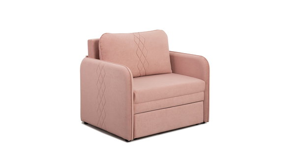 Кресло-кровать Юта (85) ТК 522 велюр Вивальди 27 пастельный коралловый