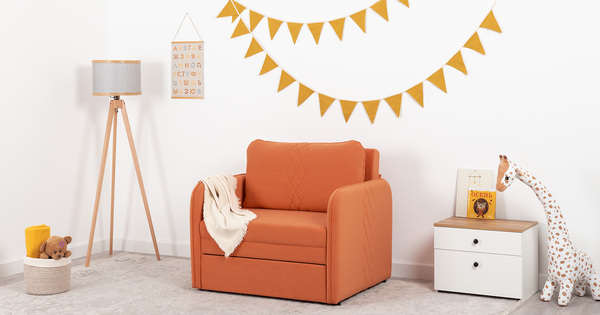 Кресло-кровать Юта (85) ТК 523 велюр Вивальди 31 медный